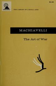 Cover of: The art of war. by Niccolò Machiavelli