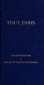 Cover of: Tout Paris by Patricia Twohill Lown