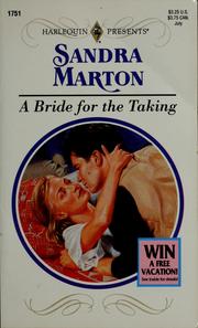 Cover of: A Bride For The Taking
