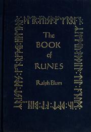 Cover of: The book of runes: a handbook for the use of an ancient oracle, the viking runes