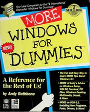 Cover of: More Windows for dummies by Andy Rathbone