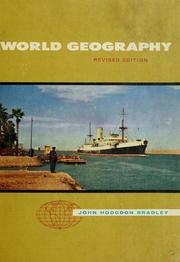 Cover of: World geography by John Hodgdon Bradley