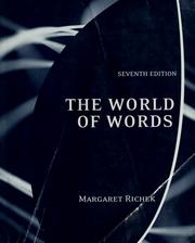 Cover of: The world of words: vocabulary for college success