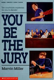 Cover of: You be the jury by Marvin Miller