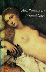 Cover of: High Renaissance by Levey, Michael.