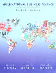 Cover of: Multinational business finance