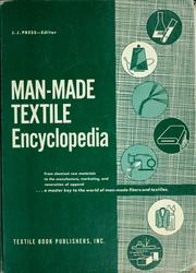 Cover of: Man-made textile encyclopedia. by Jack J. Press