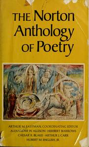 Cover of: The Norton anthology of poetry by Alexander W. Allison ... [et al.].