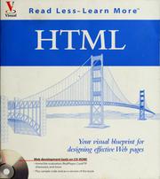 Cover of: HTML: your visual blueprint for designing effective Web pages