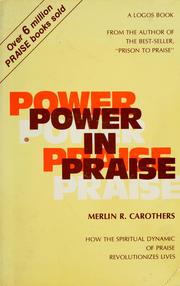Cover of: Power in praise
