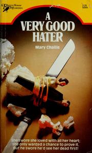 Cover of: A Very Good Hater (Raven House Mysteries, #69)