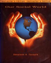 Cover of: Our social world