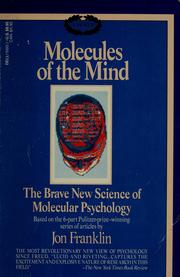Cover of: Molecules of the mind by Jon Franklin
