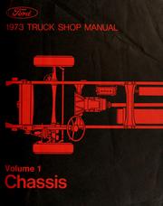 Cover of: 1973 truck shop manual