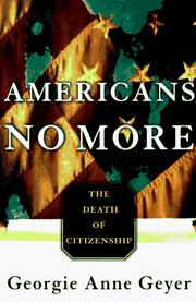 Cover of: Americans no more