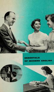 Cover of: Essentials of modern English
