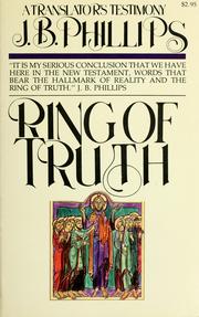 Cover of: Ring of truth: a translator's testimony