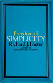 Cover of: Freedom of simplicity