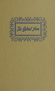 Cover of: The Gabriel Horn