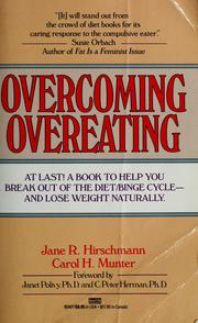 Cover of: Overcoming overeating
