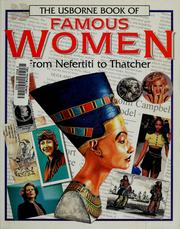 Cover of: The Usborne book of famous women