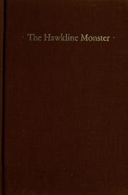 Cover of: The Hawkline monster: a gothic western.
