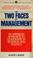 Cover of: The two faces of management