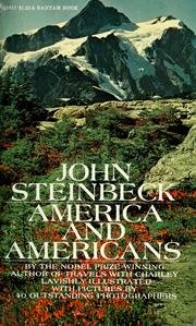 Cover of: America and Americans by John Steinbeck