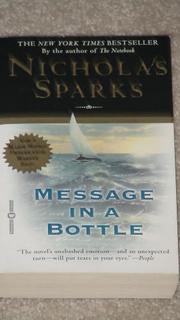 Cover of: Message in a bottle by Nicholas Sparks