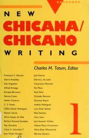 Cover of: New Chicana, Chicano writing by Charles M. Tatum, ed
