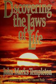 Cover of: Discovering the laws of life by Templeton, John