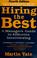 Cover of: Hiring the best