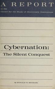 Cybernation by Donald N. Michael