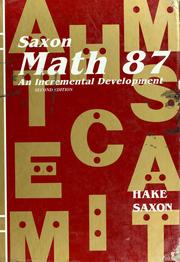 Cover of: Math 8/7
