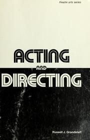 Cover of: Acting and directing