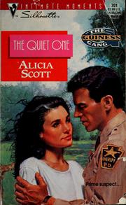 Cover of: Quiet One  (The Guiness Gang) by Alicia Scott