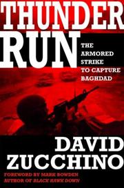 Cover of: Thunder Run by David Zucchino, Mark Bowden