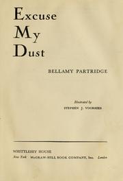 Cover of: Excuse my dust