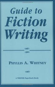 Cover of: Guide to fiction writing