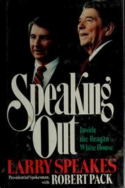 Cover of: Speaking out by Larry Speakes