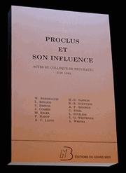 Cover of: Proclus et son influence