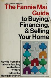 Cover of: The Fannie Mae guide to buying, financing, and selling your home. by Melvin Mencher