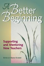 Cover of: A Better Beginning by Marge Scherer