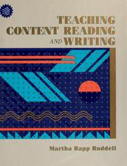 Cover of: Teaching content reading and writing