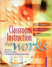 Cover of: Classroom Instruction That Works by Robert J. Marzano, Debra Pickering, Jane E. Pollock