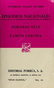 Cover of: Porfirio Díaz ; Ramón Corona by Victoriano Salado Alvarez