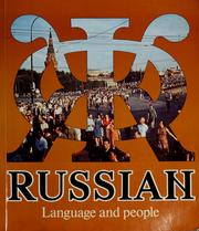 Cover of: Russian language and people by Terry Culhane