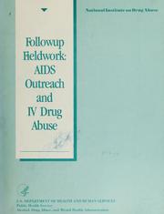 Cover of: Followup fieldwork by David N. Nurco