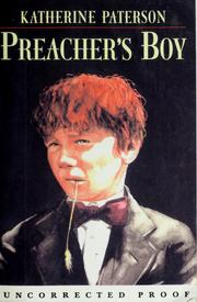 Cover of: Preacher's boy