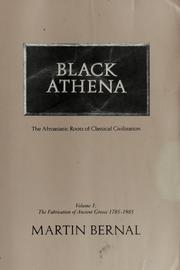 Cover of: Black Athena: the Afroasiatic roots of classical civilization